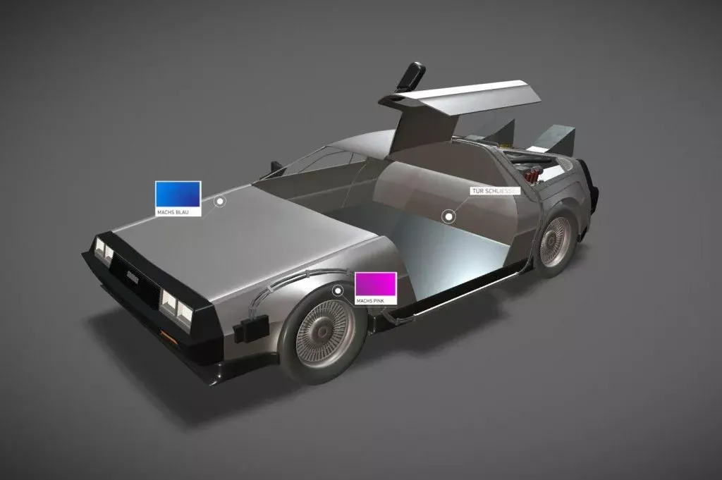 Interaktive 3D-Modelle — Ansicht des Projekts