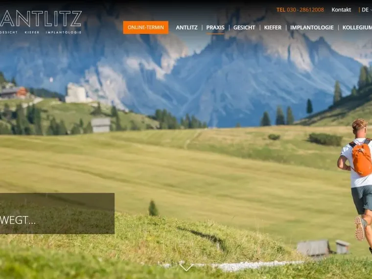 Website für ANTLITZ — Bild 4
