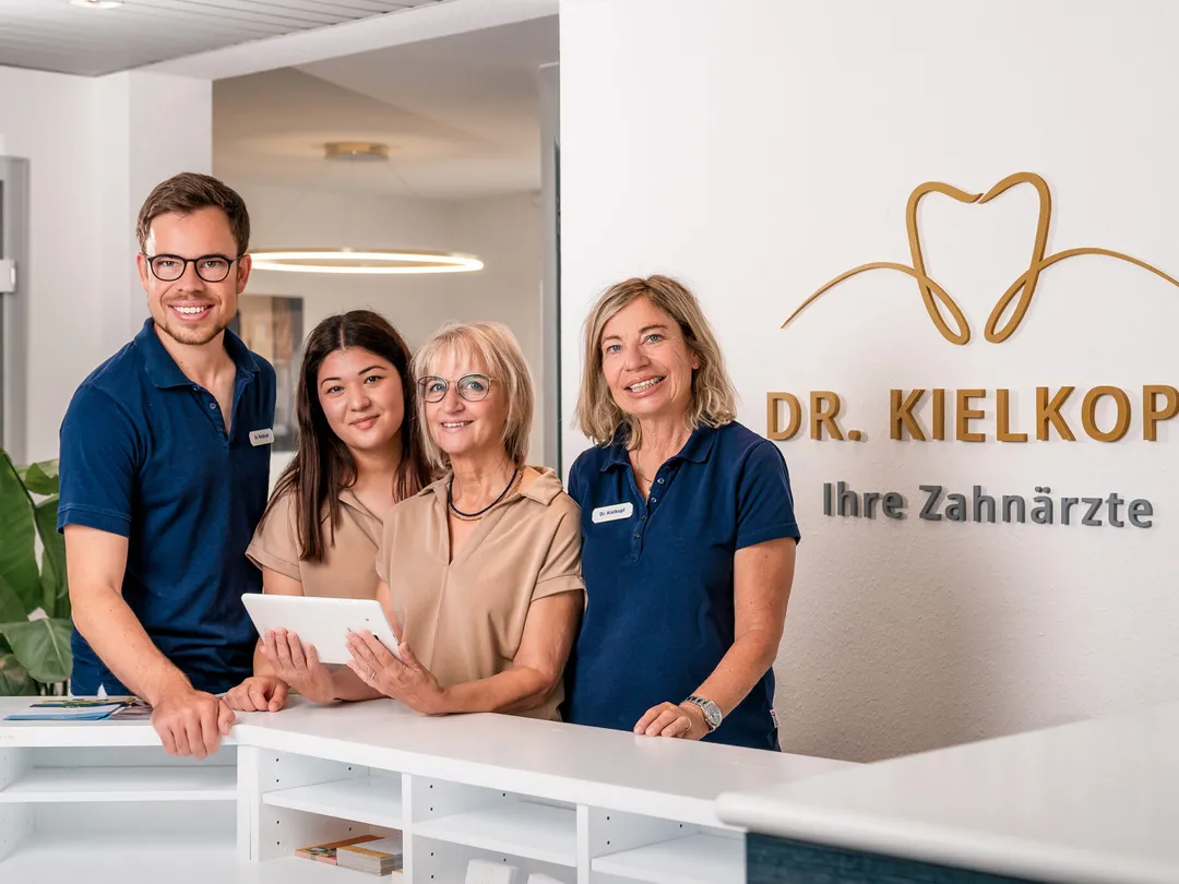 Website für die Zahnarztpraxis Dr. Kielkopf — Ansicht des Projekts