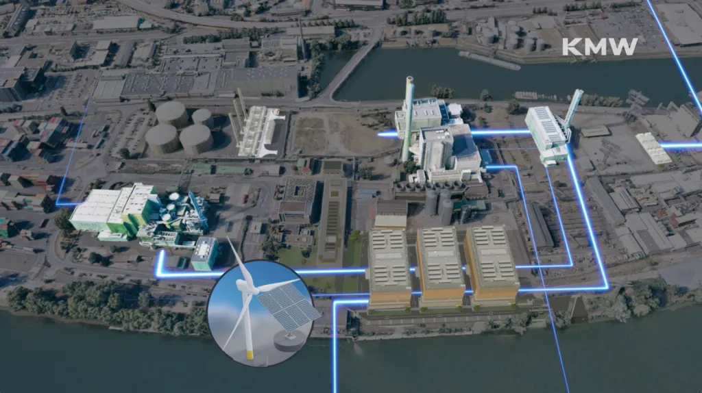 3D-Drohnenflug für die KMW — Ansicht des Projekts