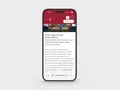 Die mobile Ansicht — von Anfang an Mobile First geplant
