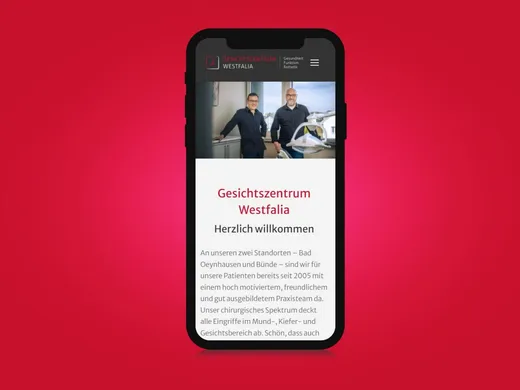 Gesichtszentrum Westfalia — weitere Ansicht