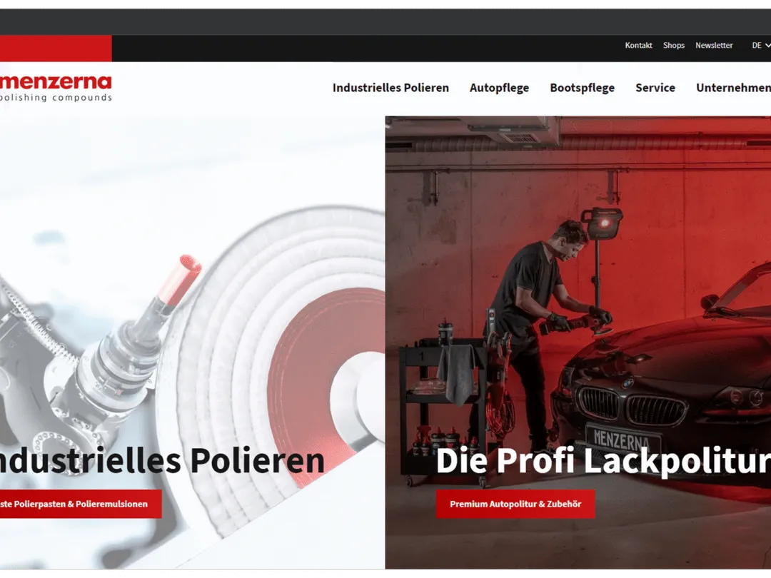 menzerna polishing compounds — Ansicht des Projekts