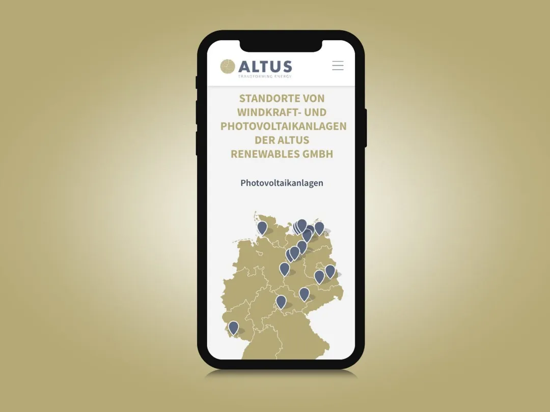 ALTUS Transforming Energy — Ansicht des Projekts