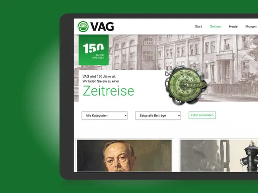 VAG — 150 Jahre — weitere Ansicht