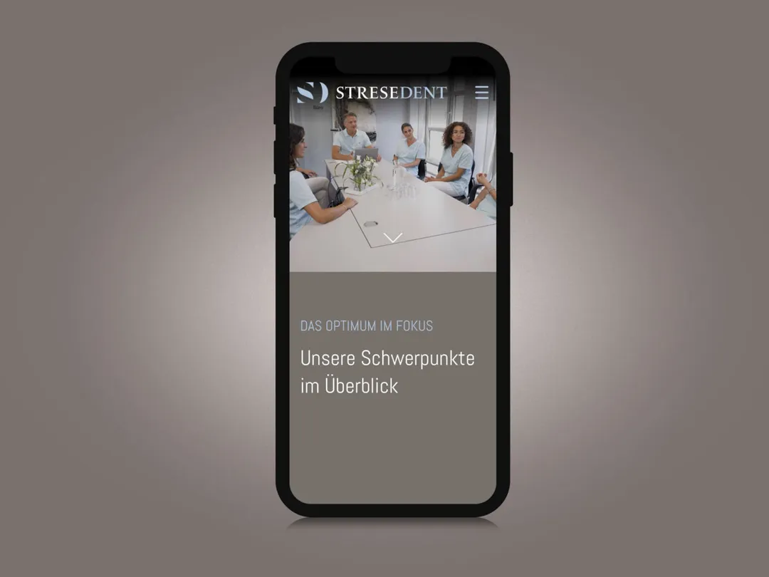 StreseDent Zahnheilkunde — Ansicht des Projekts