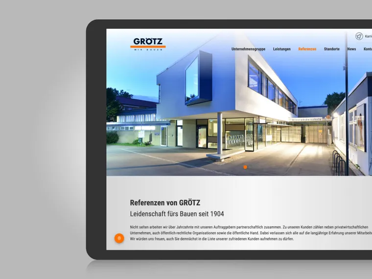 Vier TYPO3-Webseiten für Grötz — Bild 2
