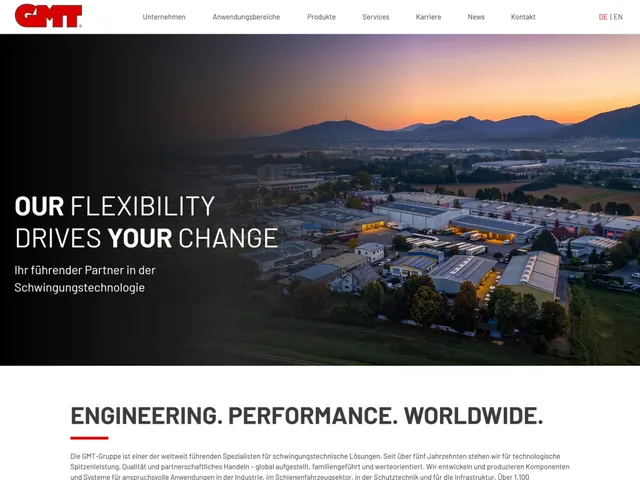 Die neue GMT-Website — mehrsprachig auf TYPO3