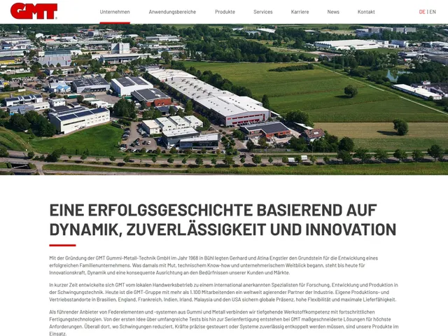 Unternehmensdarstellung „Über uns“