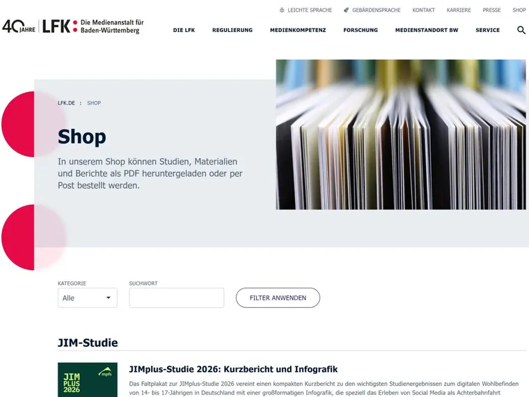 Der TYPO3-Shop der LFK