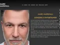 Die Startseite mit Porträt und Kurzbiografie