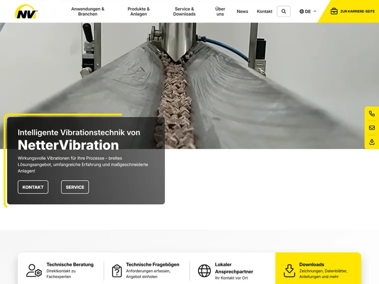 Der neue Auftritt nettervibration.com