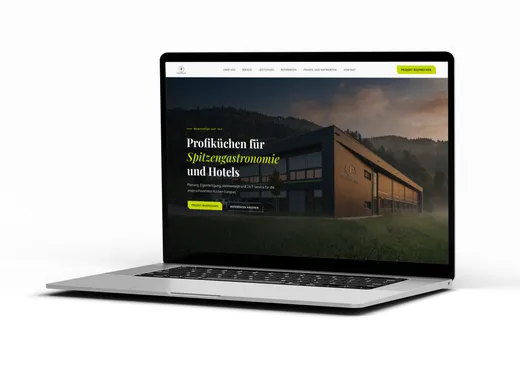 Website-Onepager für Friedmann — weitere Ansicht
