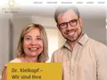 Die Startseite der Praxis
