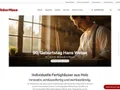 Die Startseite von weberhaus.de