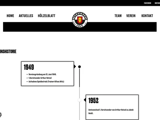 Die Vereinshistorie seit 1949