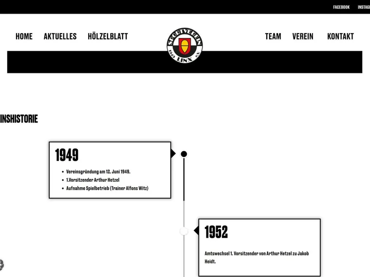 Die Vereinshistorie seit 1949